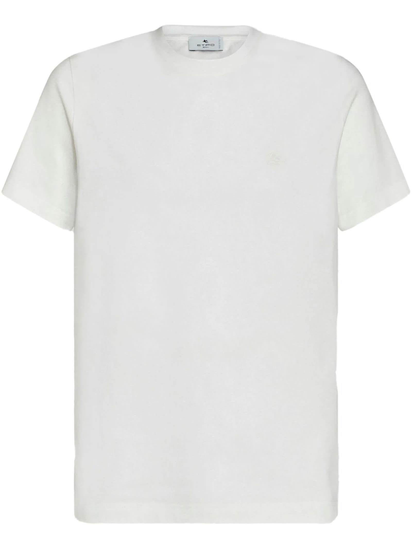 Shop Etro T-shirts And Polos White