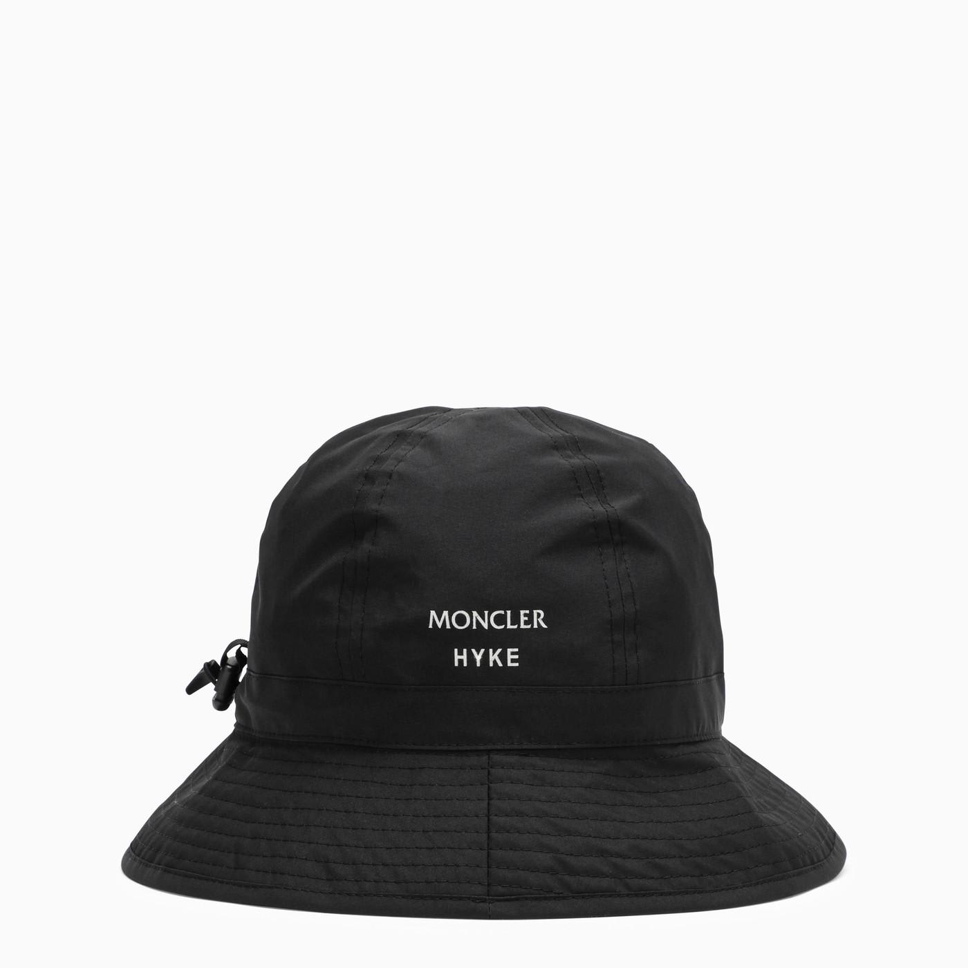 Shop Moncler Genius Nylon Black Hat In Nero
