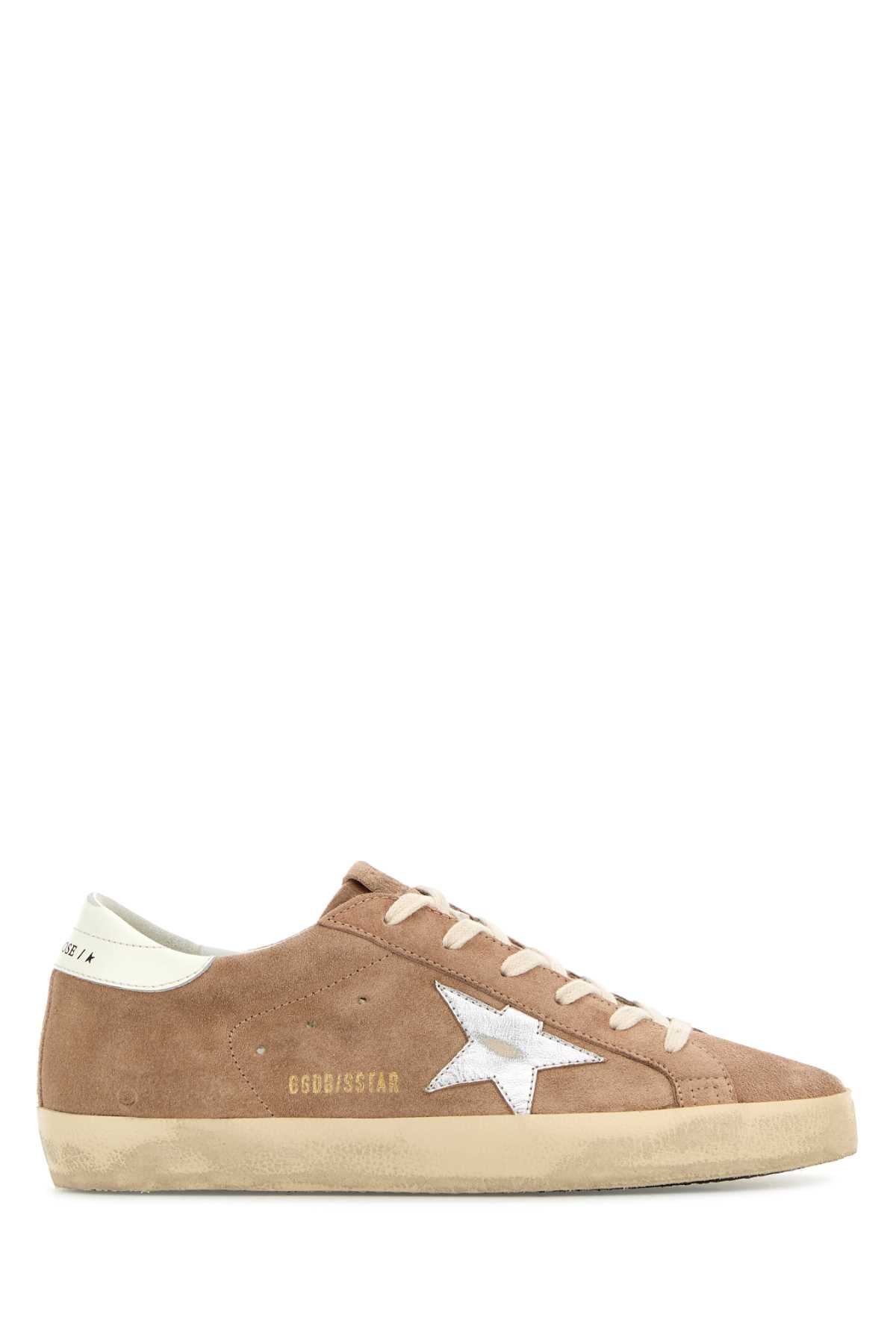 Shop Golden Goose Multicolor Suede Super Star Sneakers In Pinksilverwhite