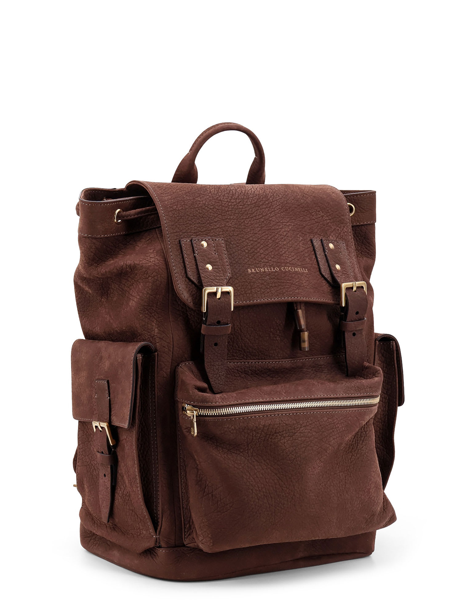 Shop Brunello Cucinelli Backpack In Brown