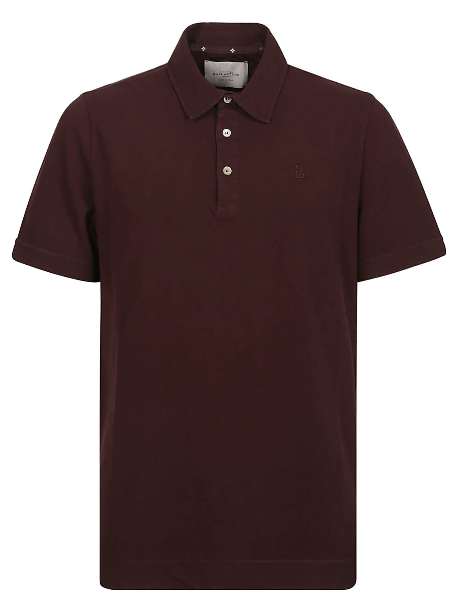 Shop Ballantyne Short Sleeve Polo Shirt In Fondant