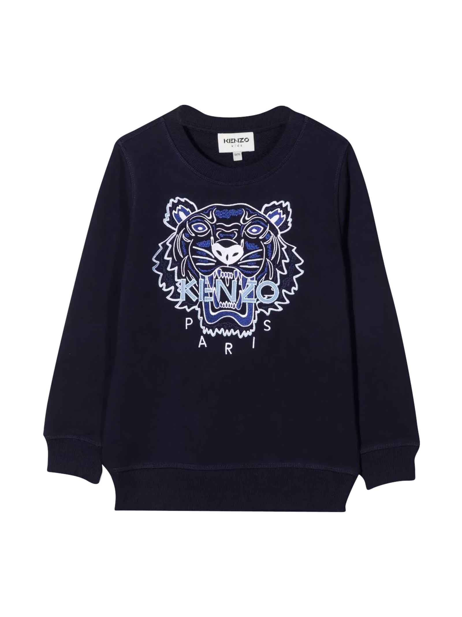 Kenzo Kids Blue Sweatshirt Teen Unisex