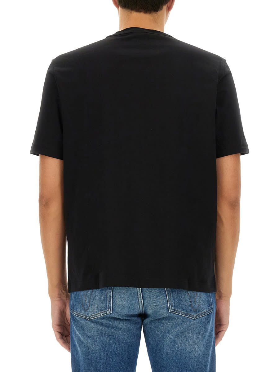 Shop Ps By Paul Smith Cycling Caps T-shirt In Black