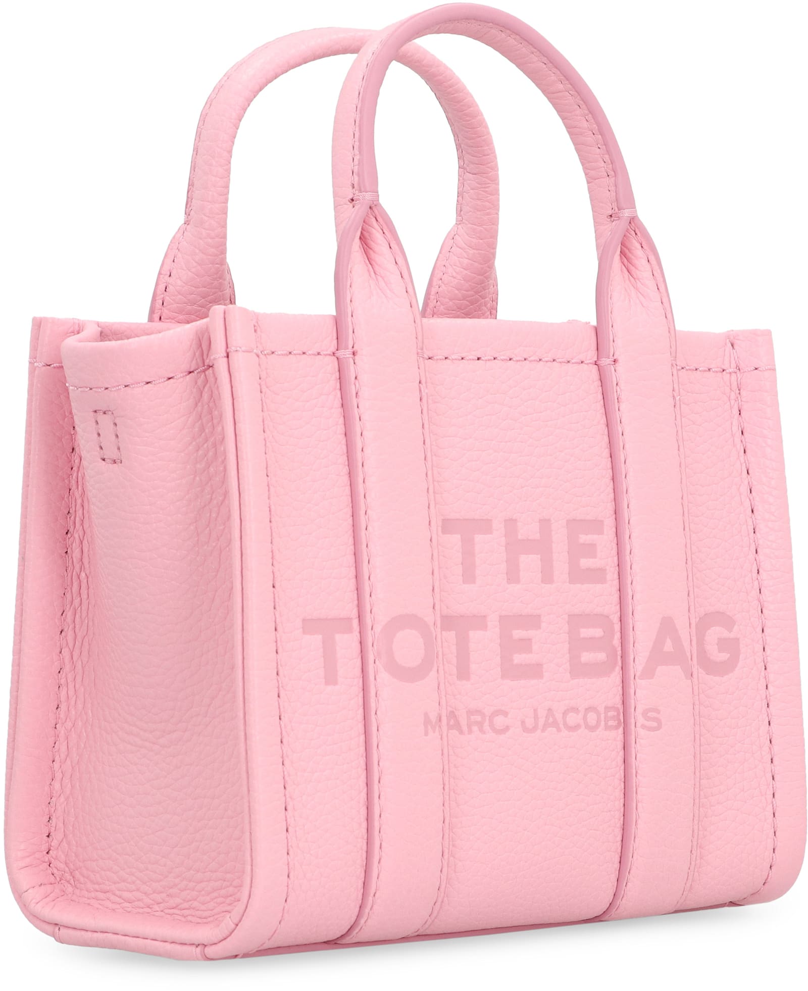 Shop Marc Jacobs The Crossbody Tote Bag Leather In Pink