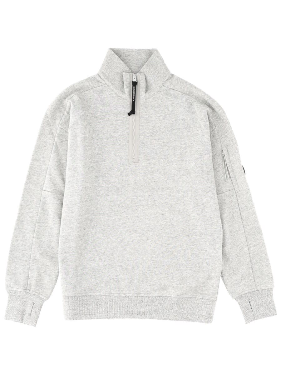 C.p. Company C. P. Company Zip Sweatshirt. In Gray