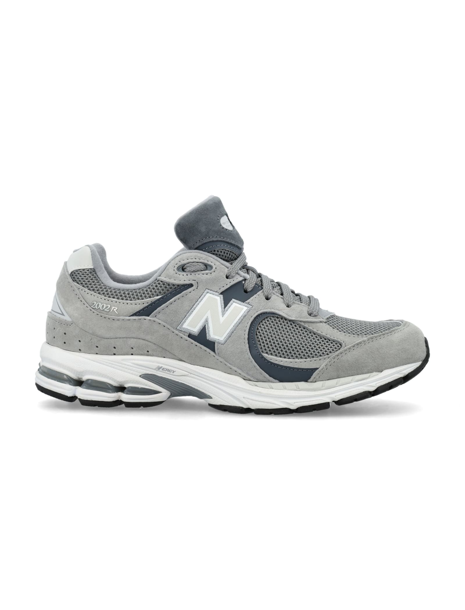 New Balance Round Toe Mesh Panel Sneaker In Steel
