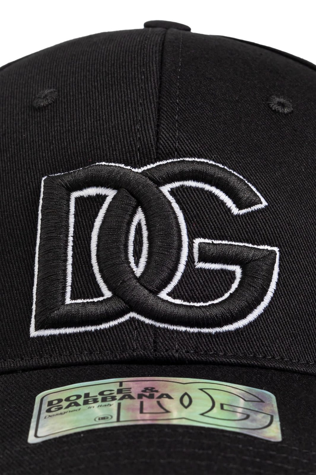 Shop Dolce & Gabbana Logo Embroidered Baseball Cap