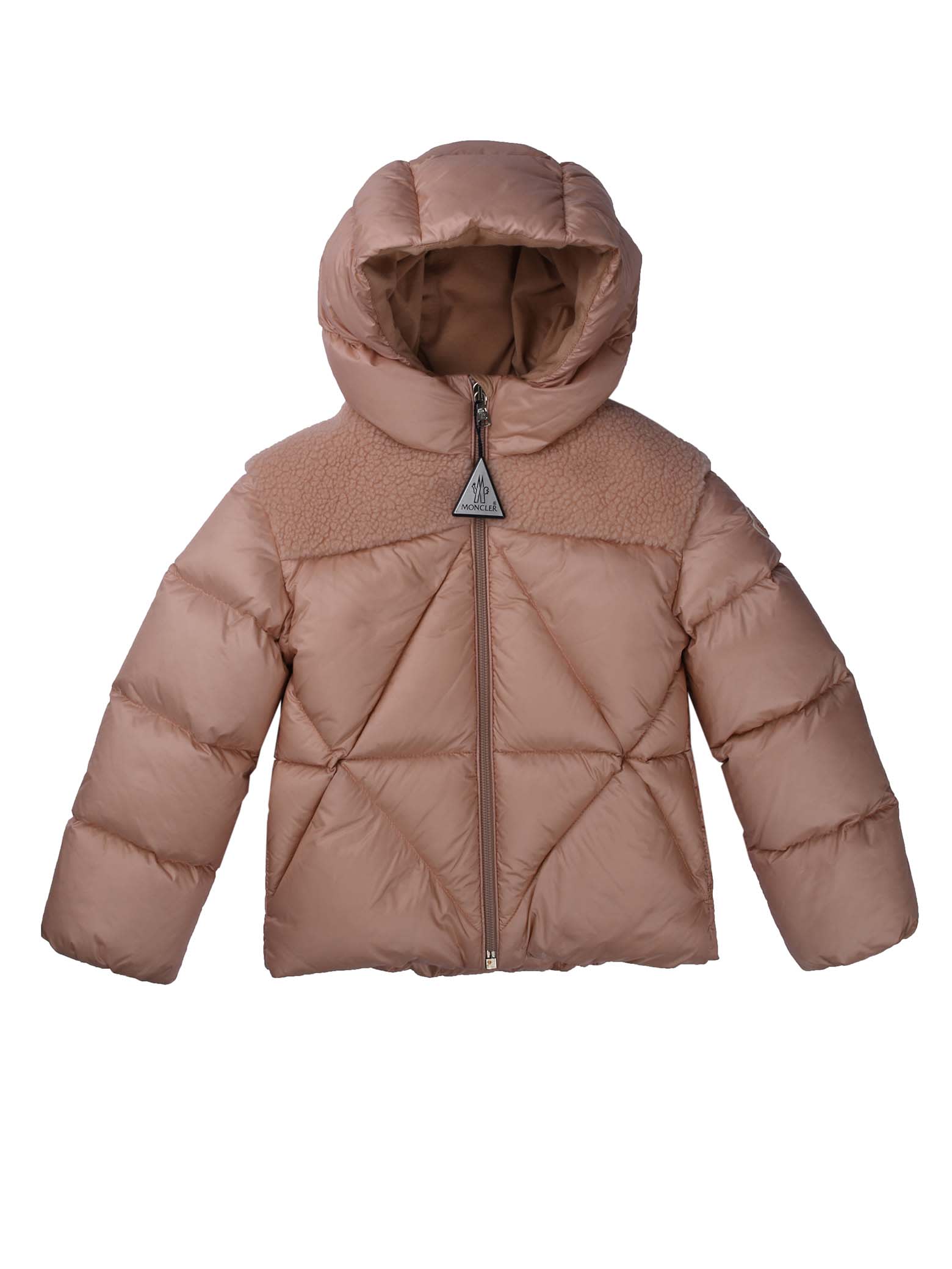 Moncler Arabette Pink Jacket With Ricciolino