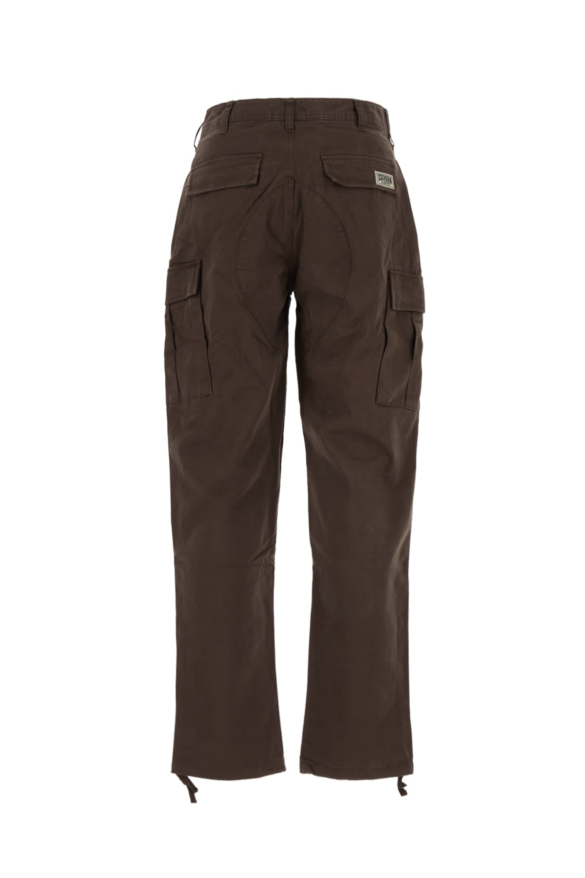 Icecream Mens Brown Running Dog Brand-print Straight-leg Regular-fit Cotton Trousers In Brown