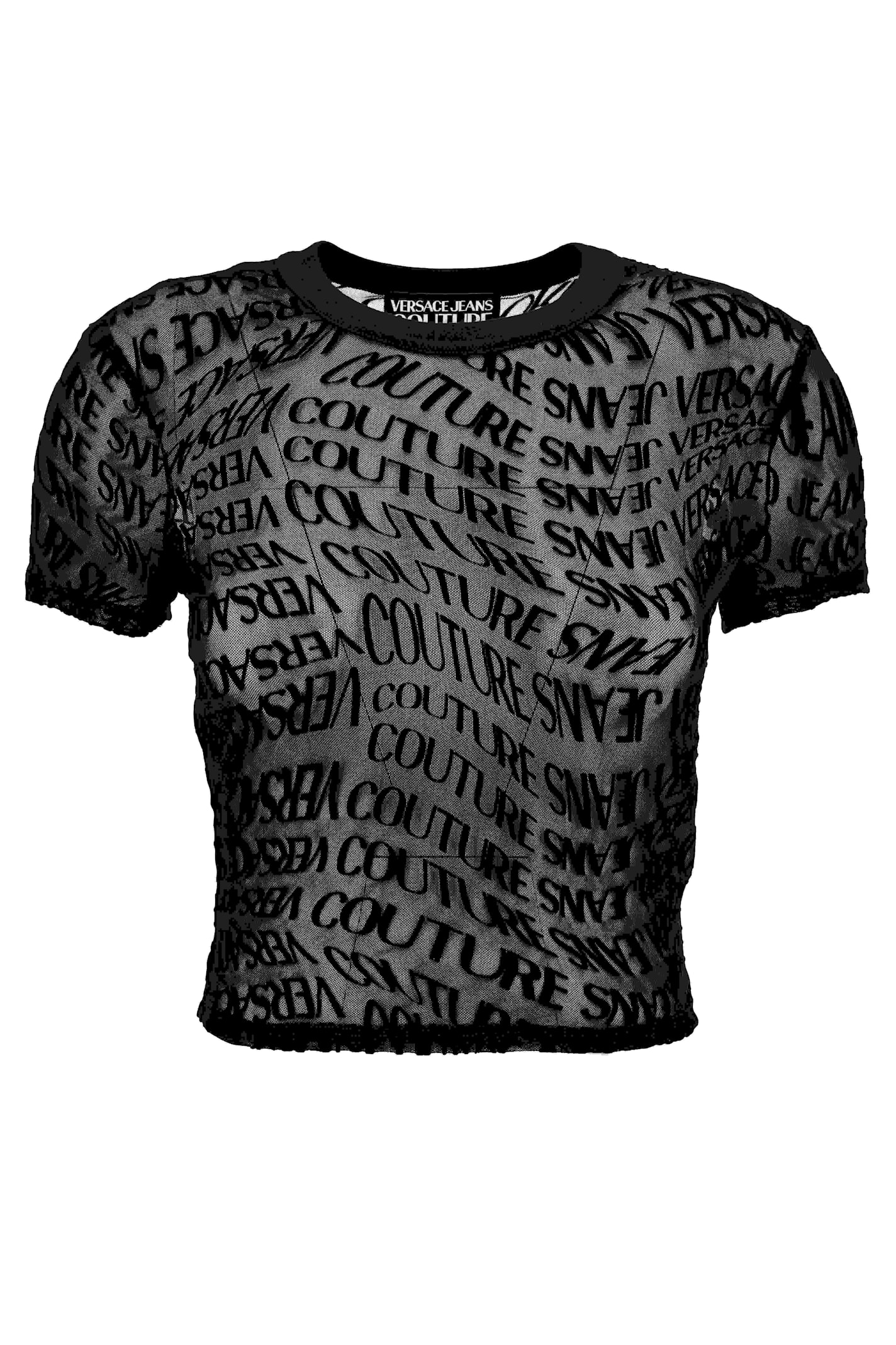 Versace Jeans Couture Top In Black