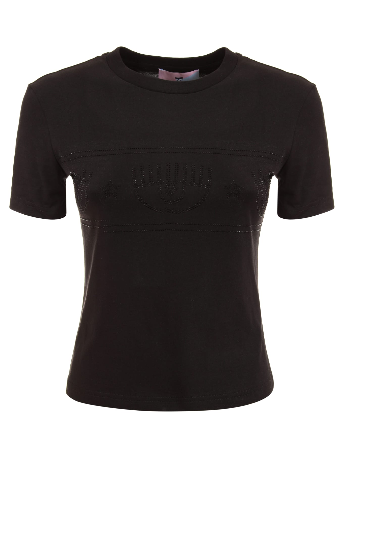 Shop Chiara Ferragni T-shirts And Polos Black
