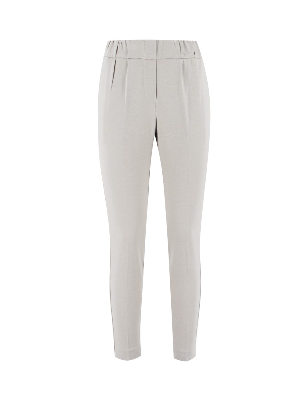 Shop Le Tricot Perugia Trousers In Light Grey