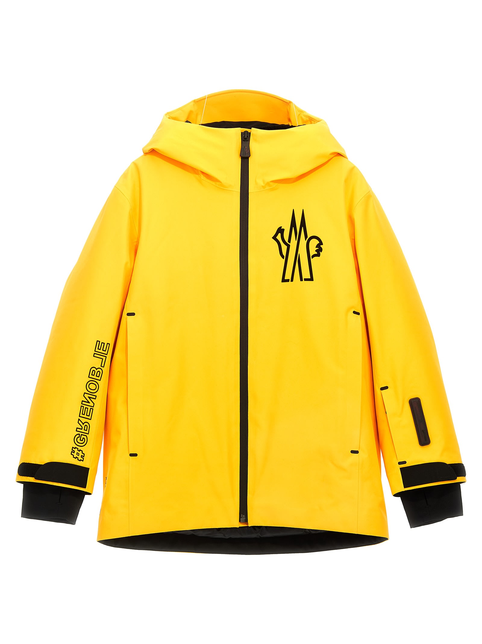 Shop Moncler Moriond Ski Jacket In Yellow