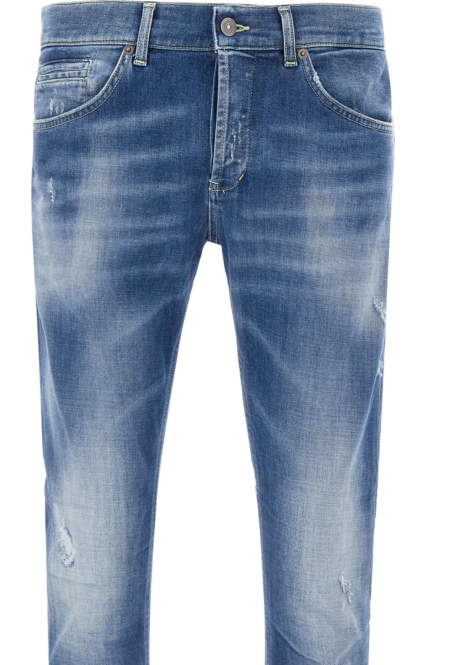 Shop Dondup George Jeans In Blue