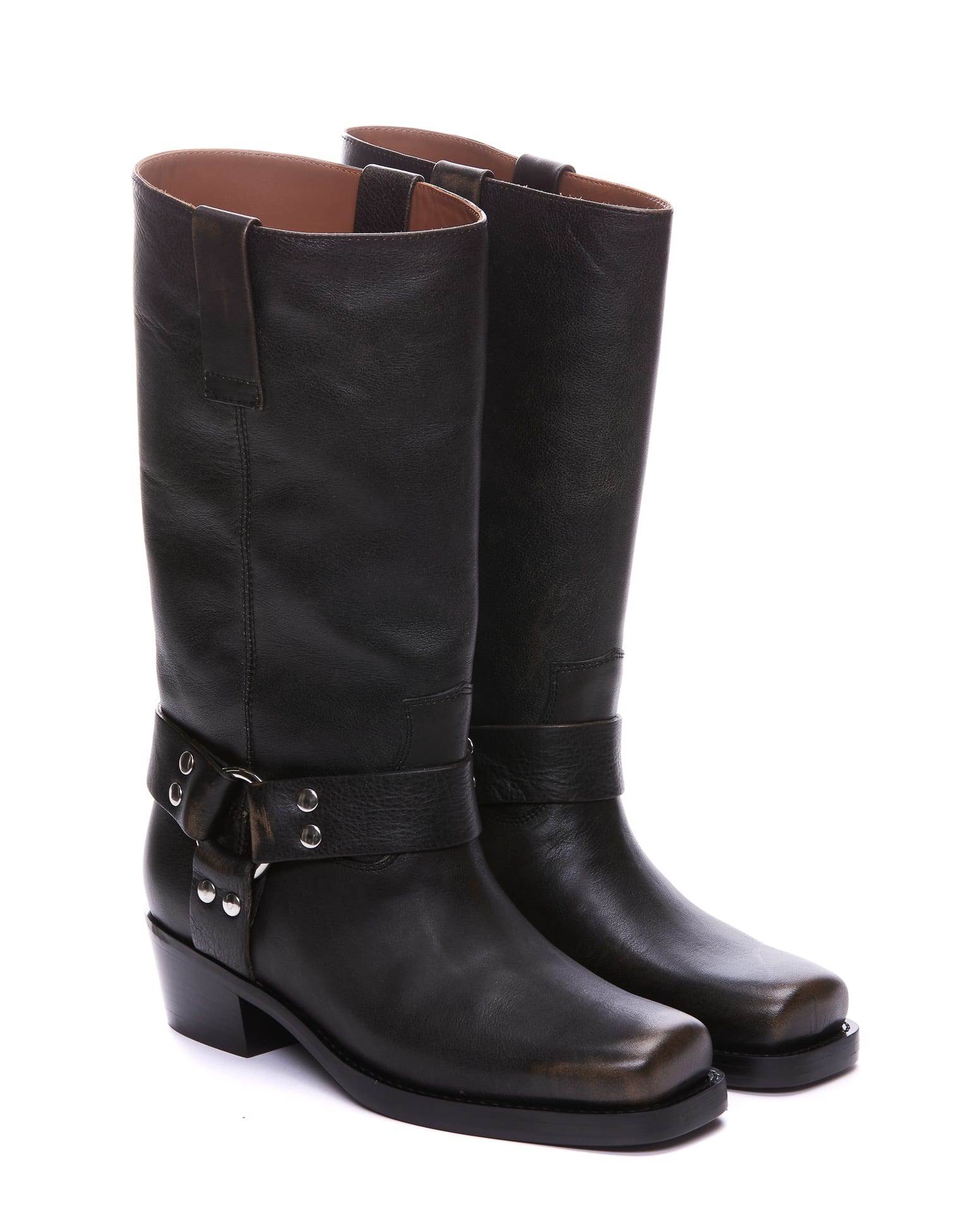 Shop Paris Texas Roxy Boots In Black