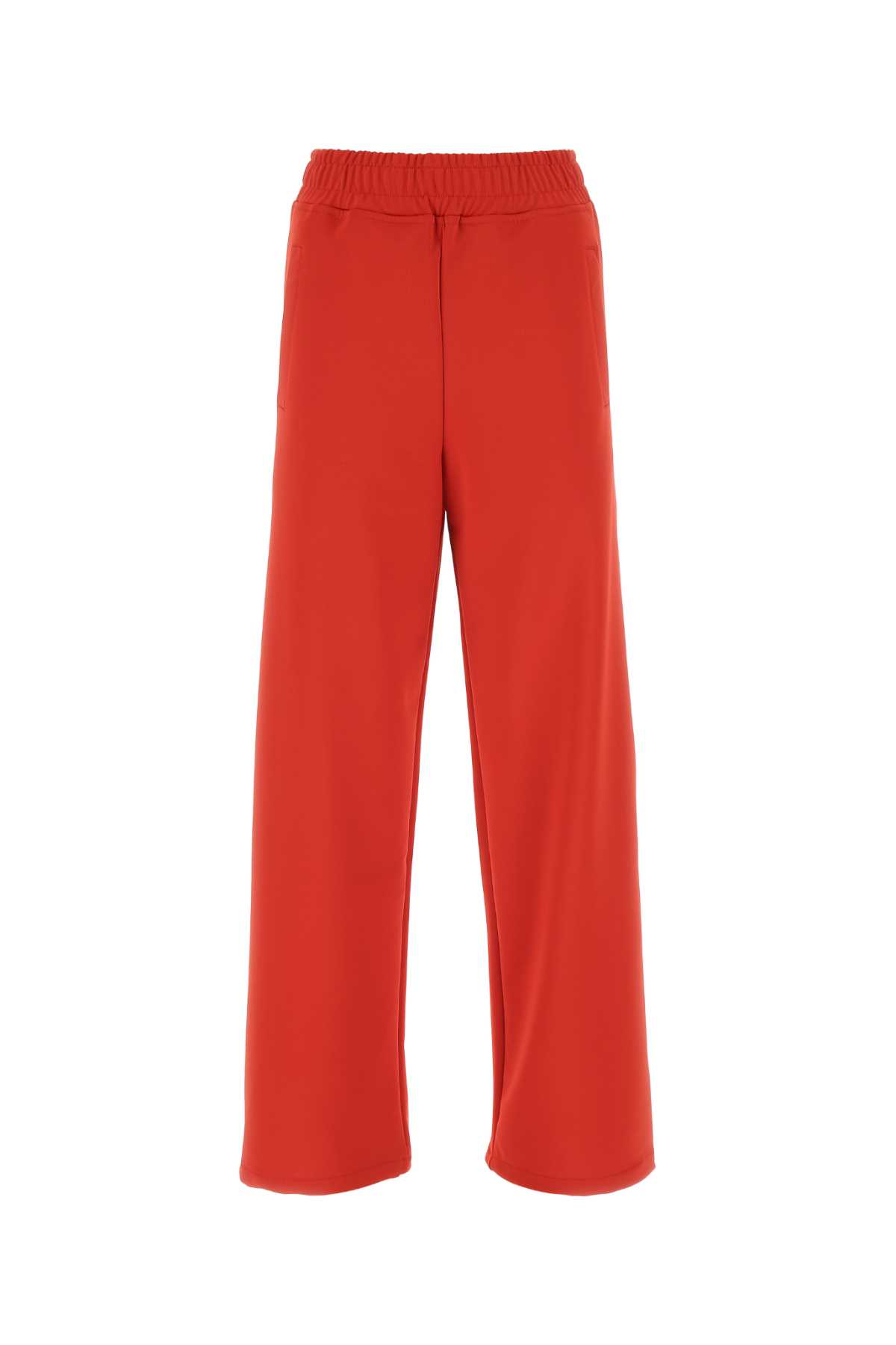 J.W. Anderson Red Stretch Polyester Pant