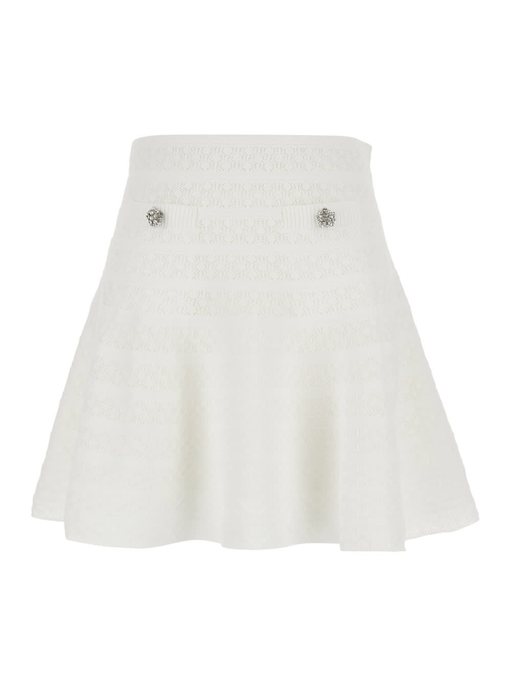 Minigonna in maglia pointelle Self-Portrait