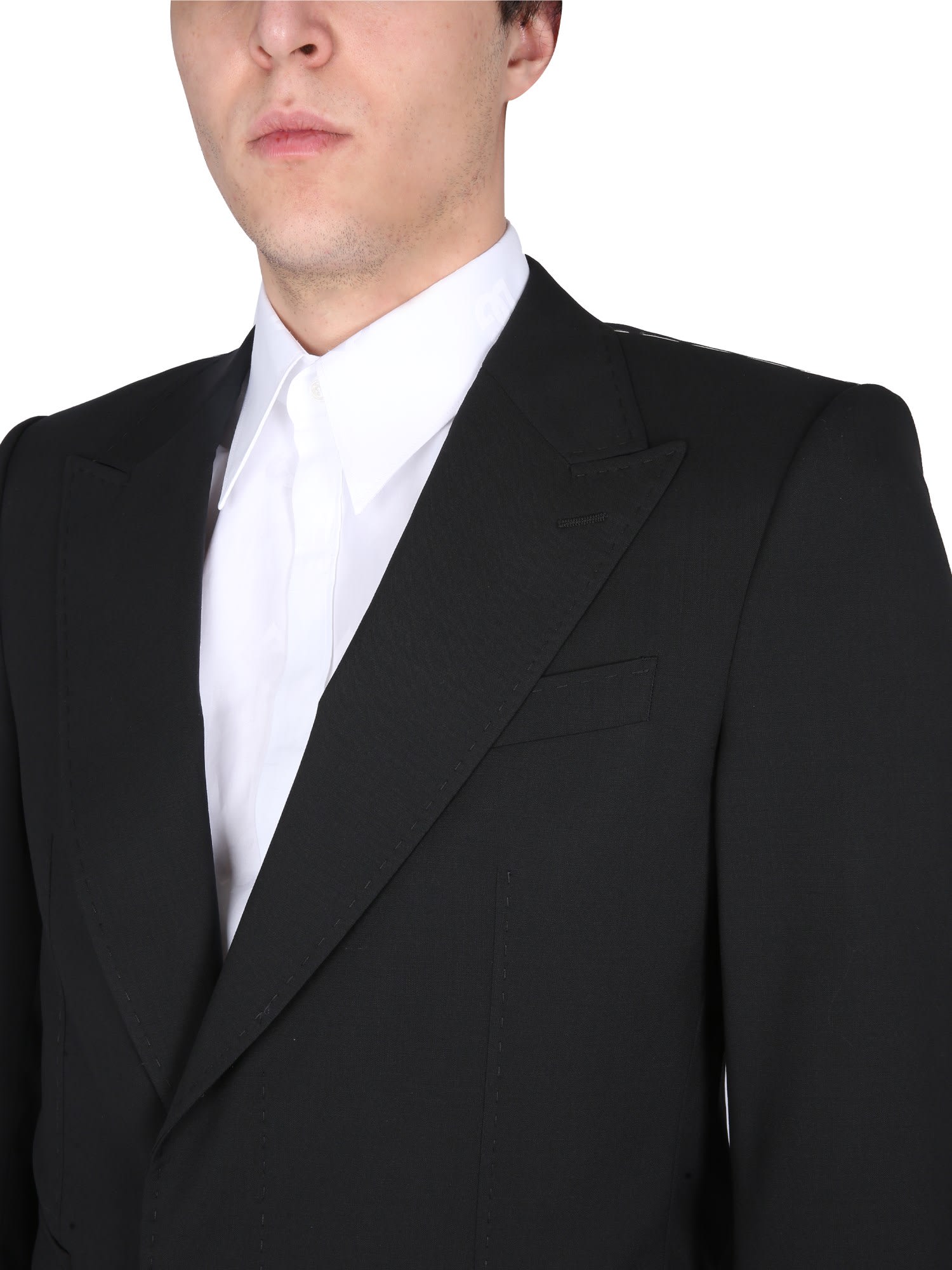 Dolce & Gabbana Portofino Single-breasted Two-button Jacket In Black