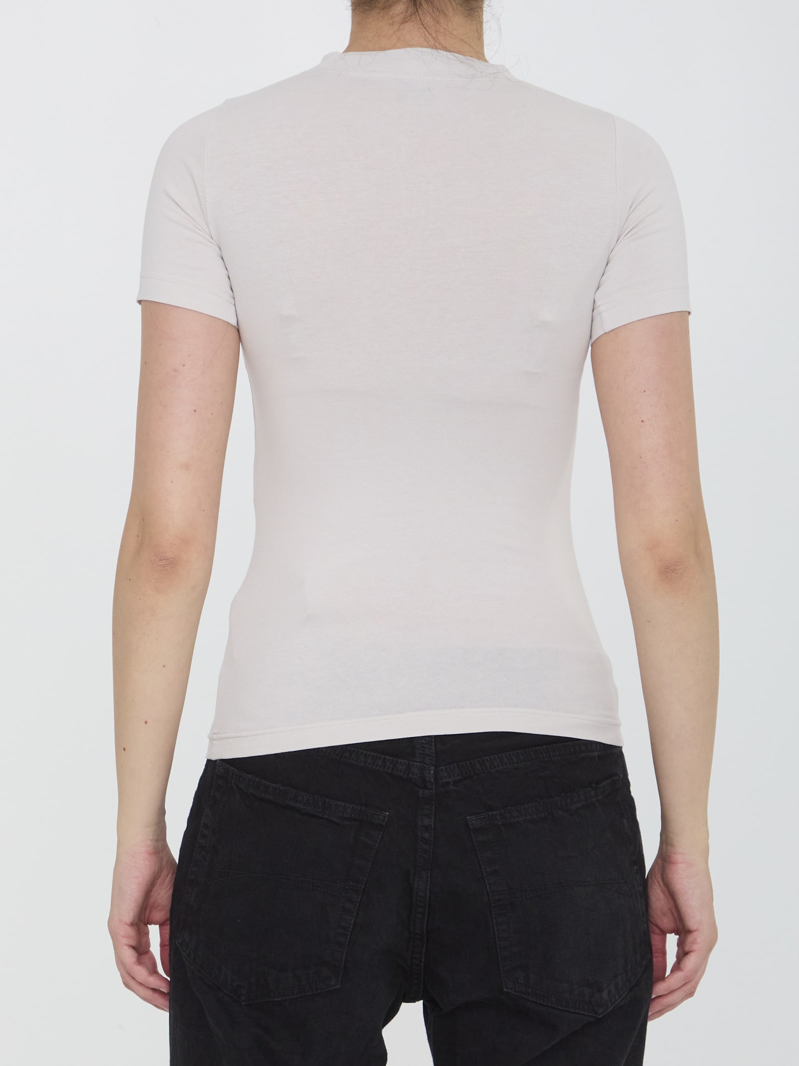 Shop Balenciaga Activewear T-shirt In White