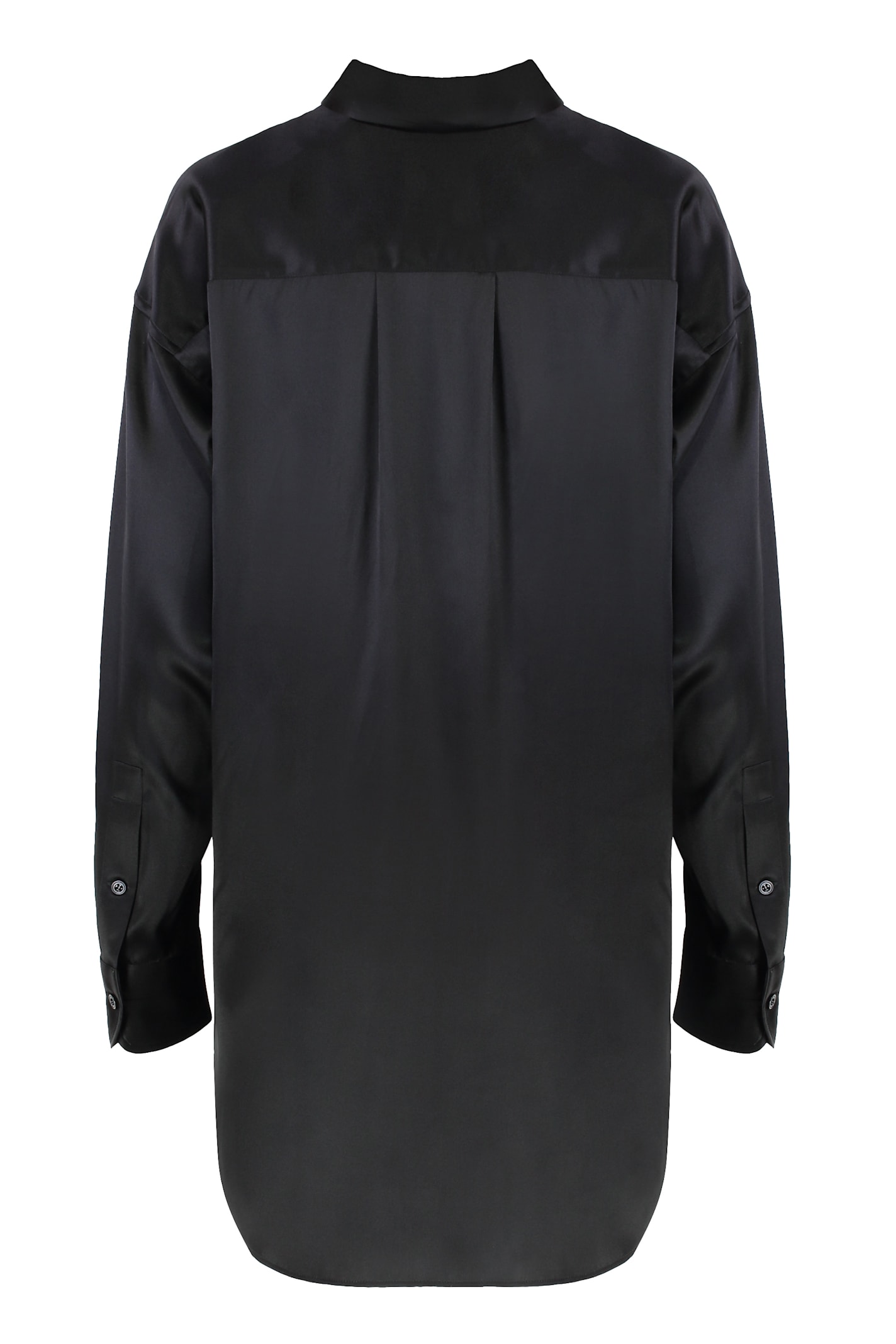 Tom Ford Silk Shirt In Black