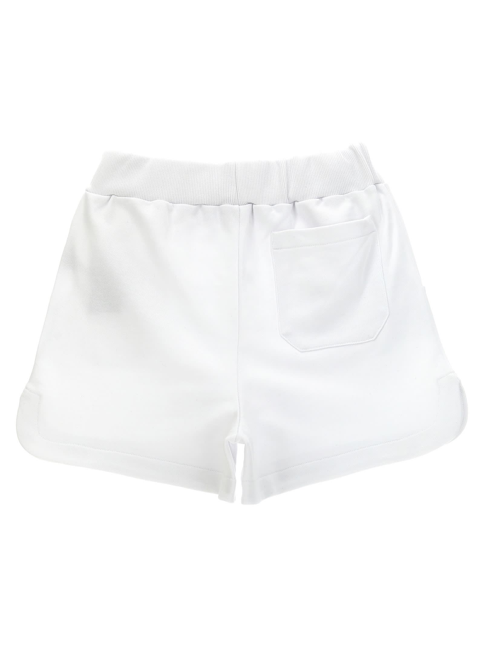 BALMAIN EMBOSSED LOGO SHORTS