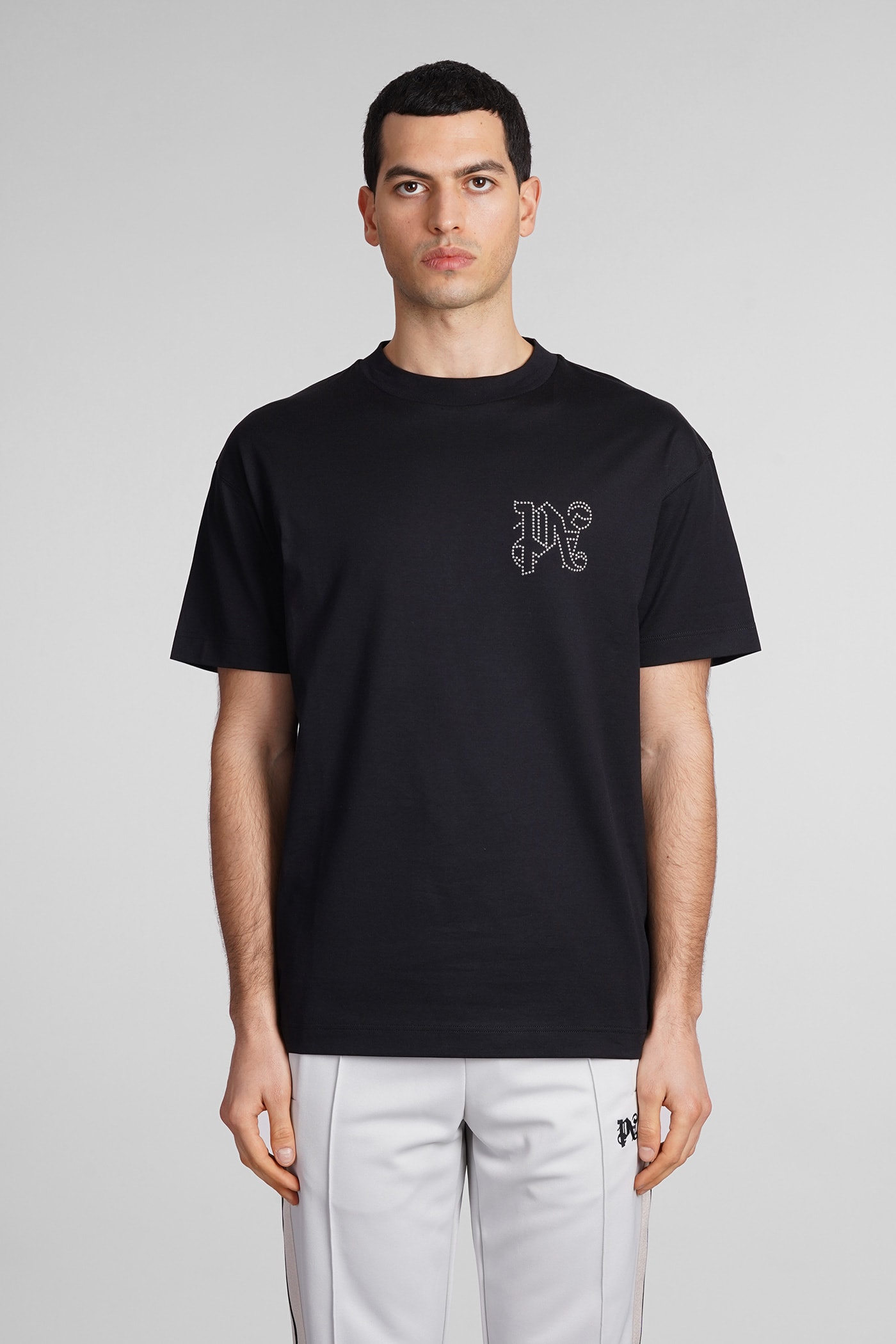 Palm Angels T-shirt In Black Cotton