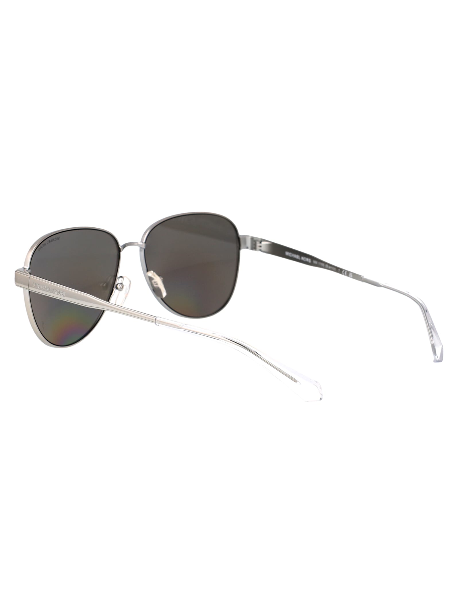 Michael Kors Aviator Sunglasses 0 Mk1160 18936 G In Silver