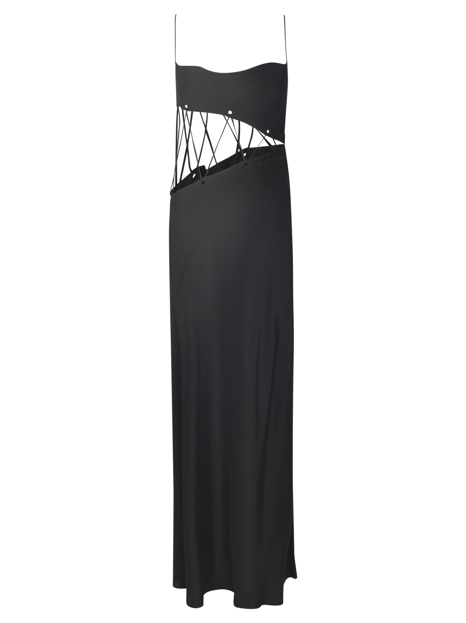 Shop Christopher Esber Disconnect Cami Dress In Black