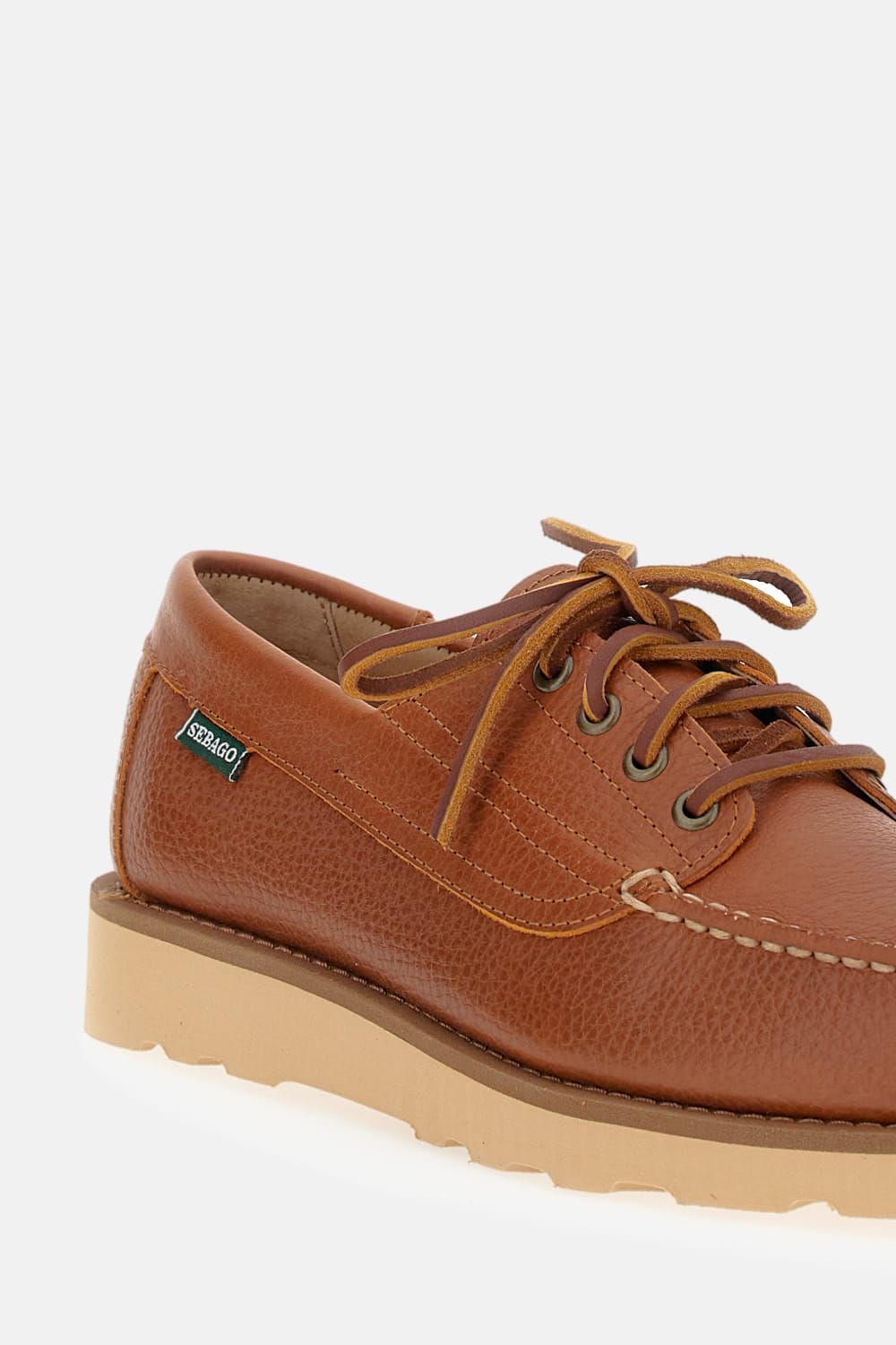 Sebago Askookfield Tumb Loafer In Brown