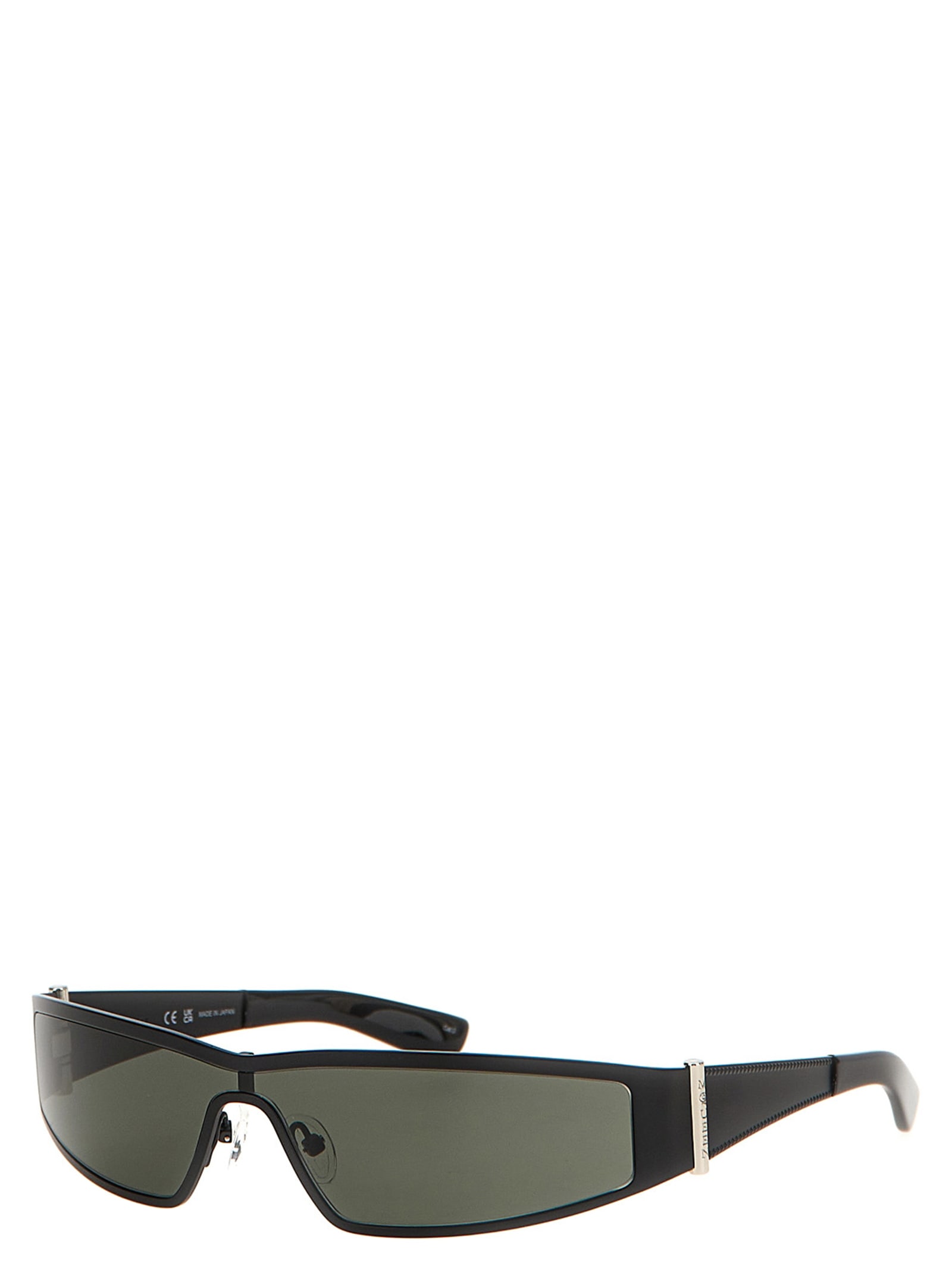 Alexander Mcqueen Stile Duemila Sunglasses Black In Black