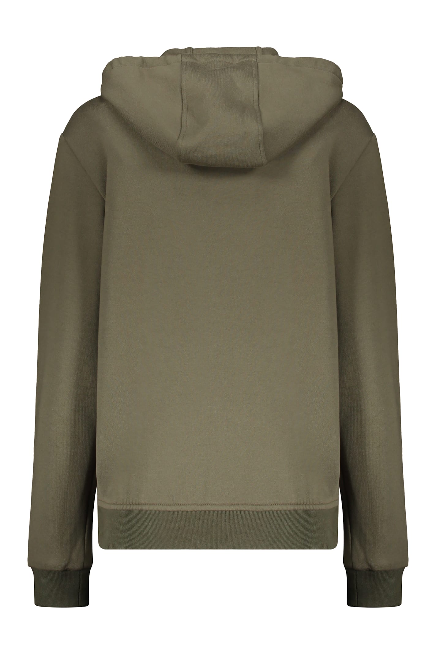 Moorer Hooded Zip-up Hoodie In Green