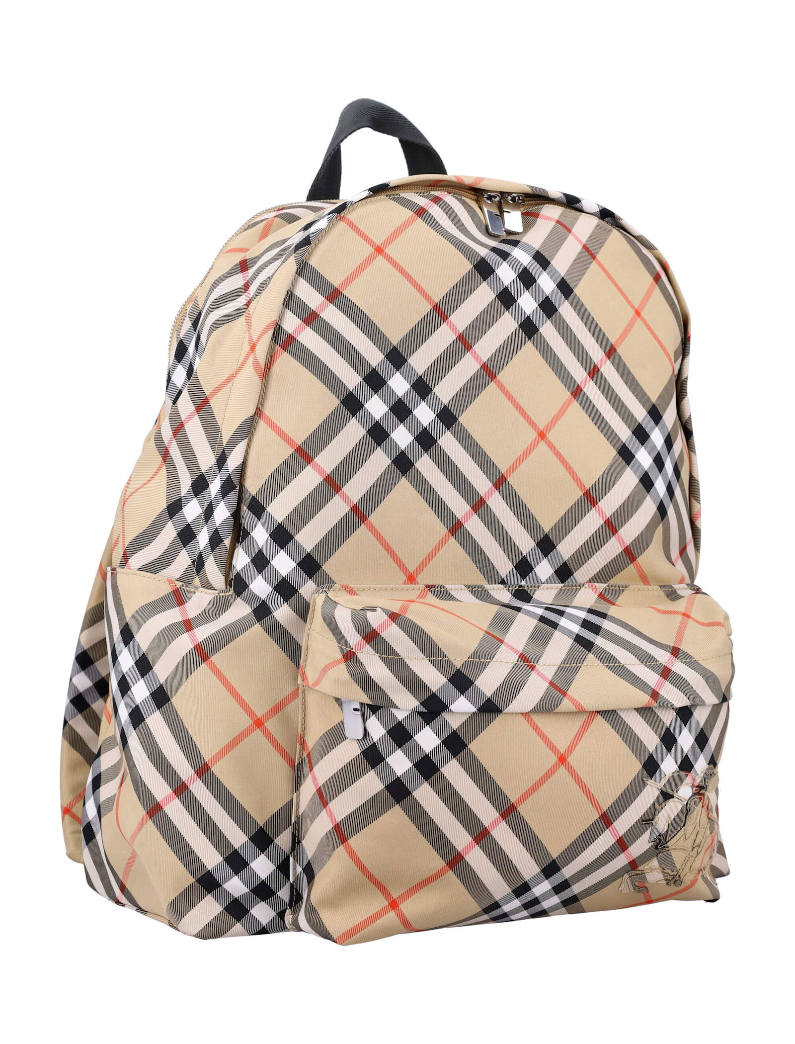 Shop Burberry ml Essential Backpack In Sand