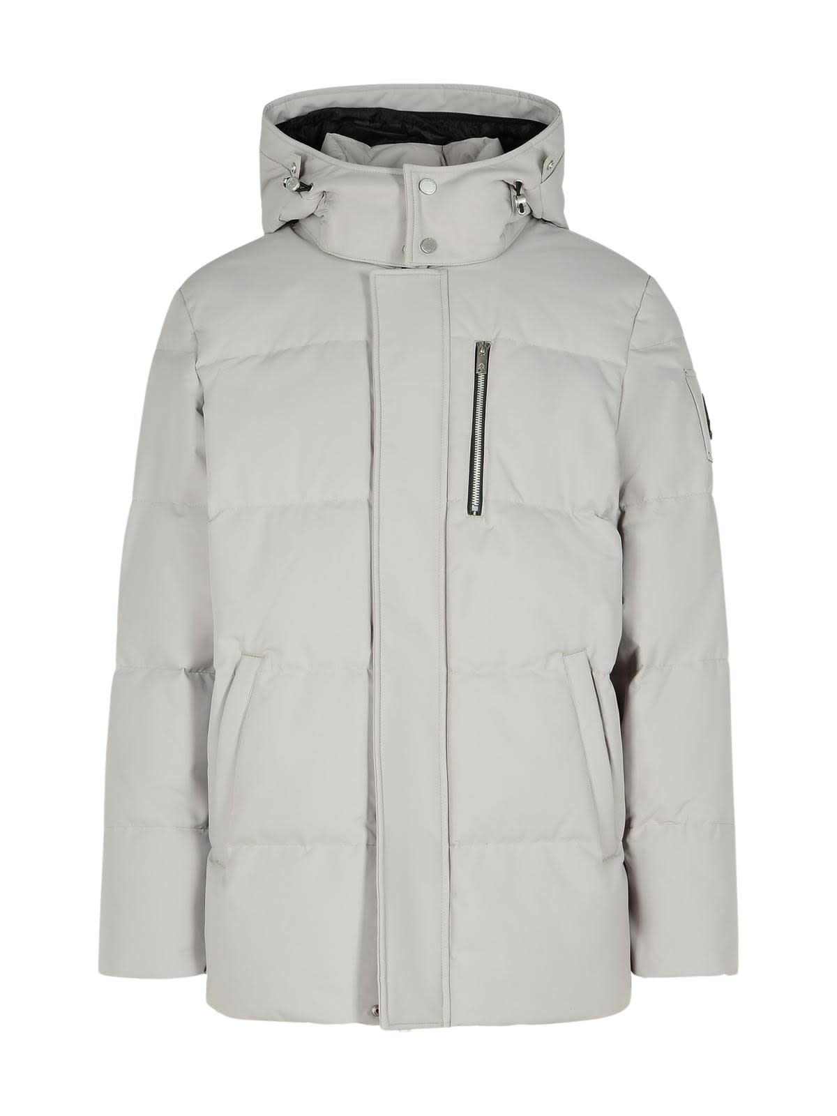 Moose Knuckles '3q Cloud' Polyester Jacket In Dusk W.blk Sh