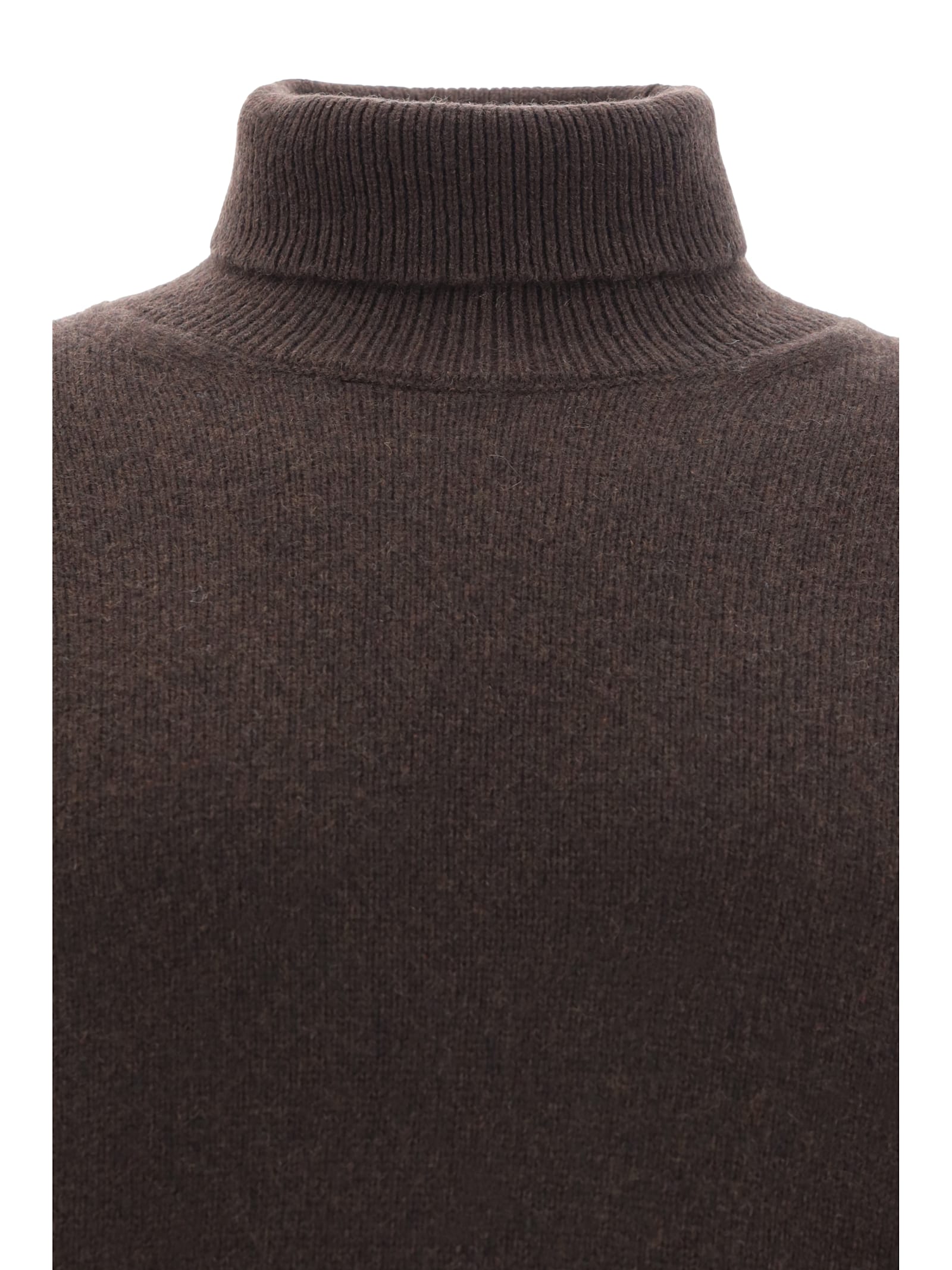 Shop Aragona Turtleneck Sweater In Ebano