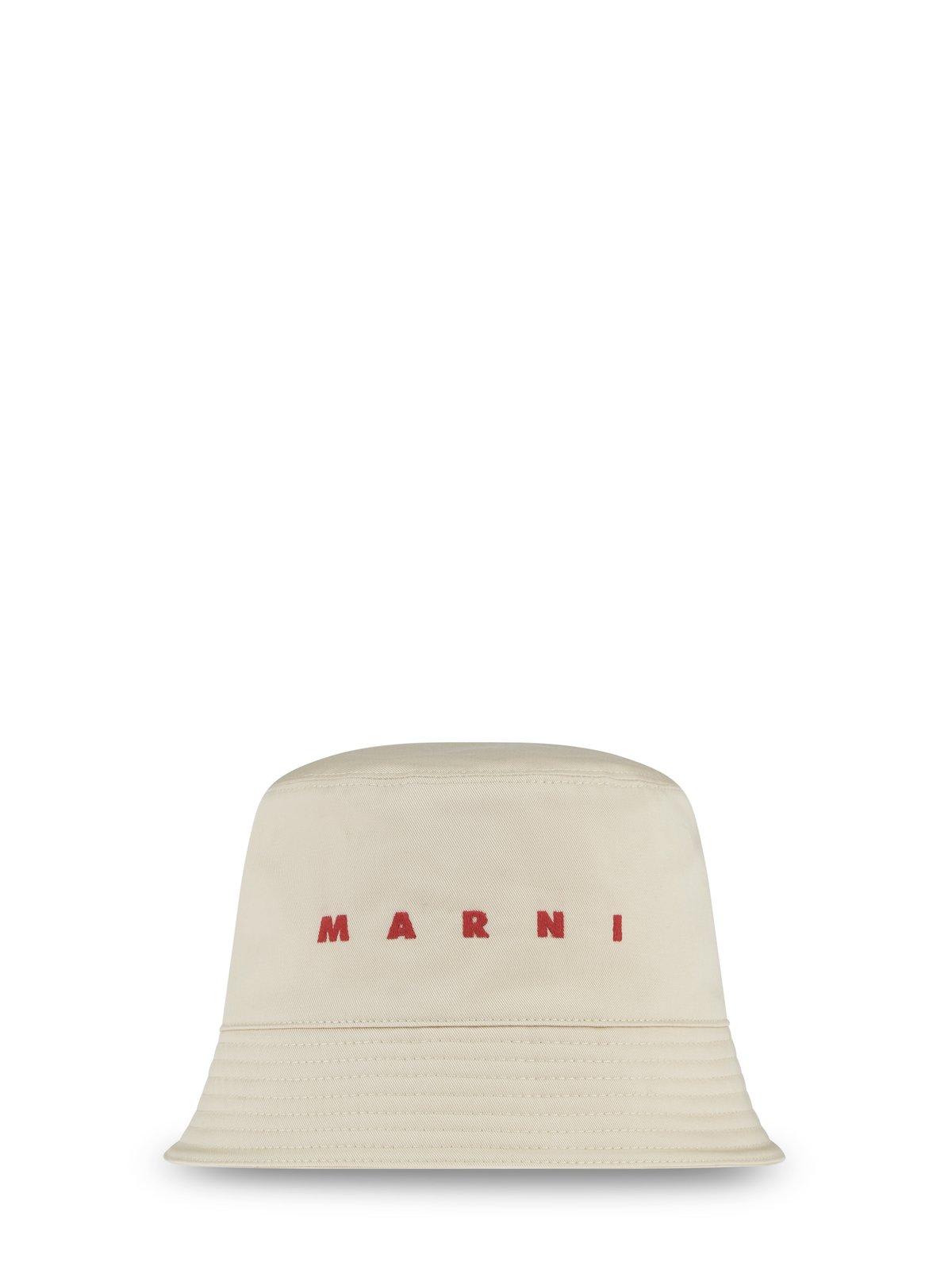 Logo Embroidered Twill Bucket Hat