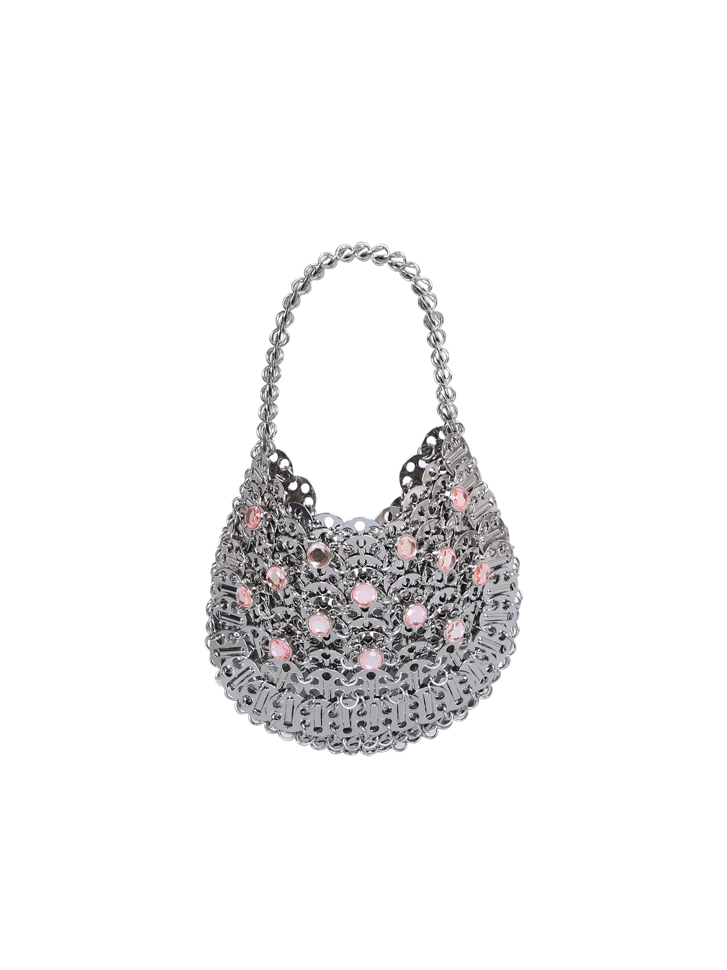 PACO RABANNE 1969 SMALL MOON BAG STRASS