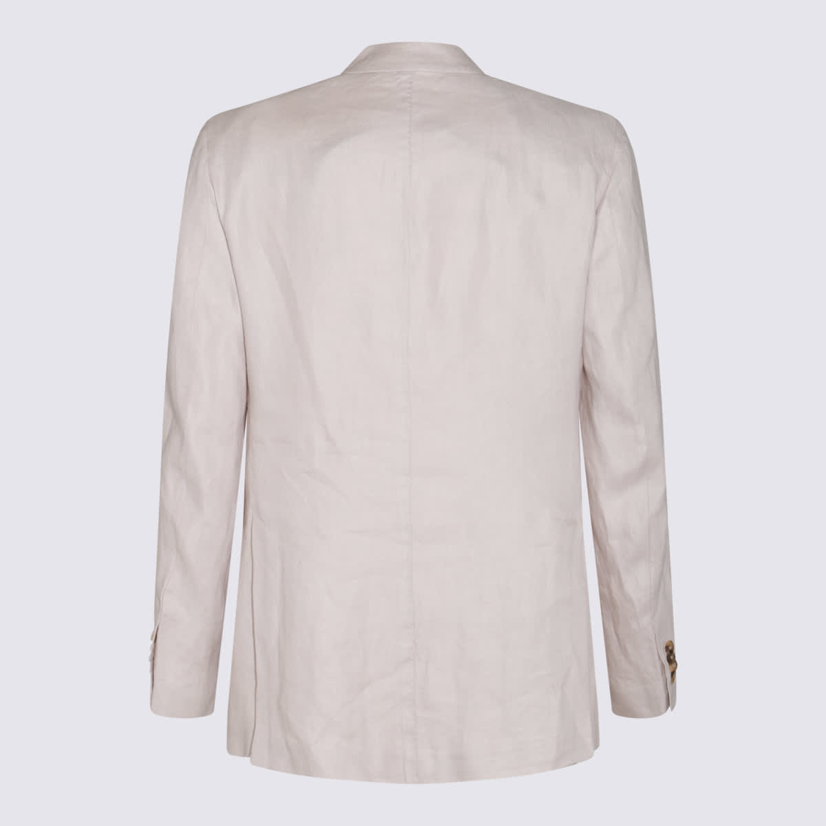 Shop Boglioli Beige Linen Suits In Cream