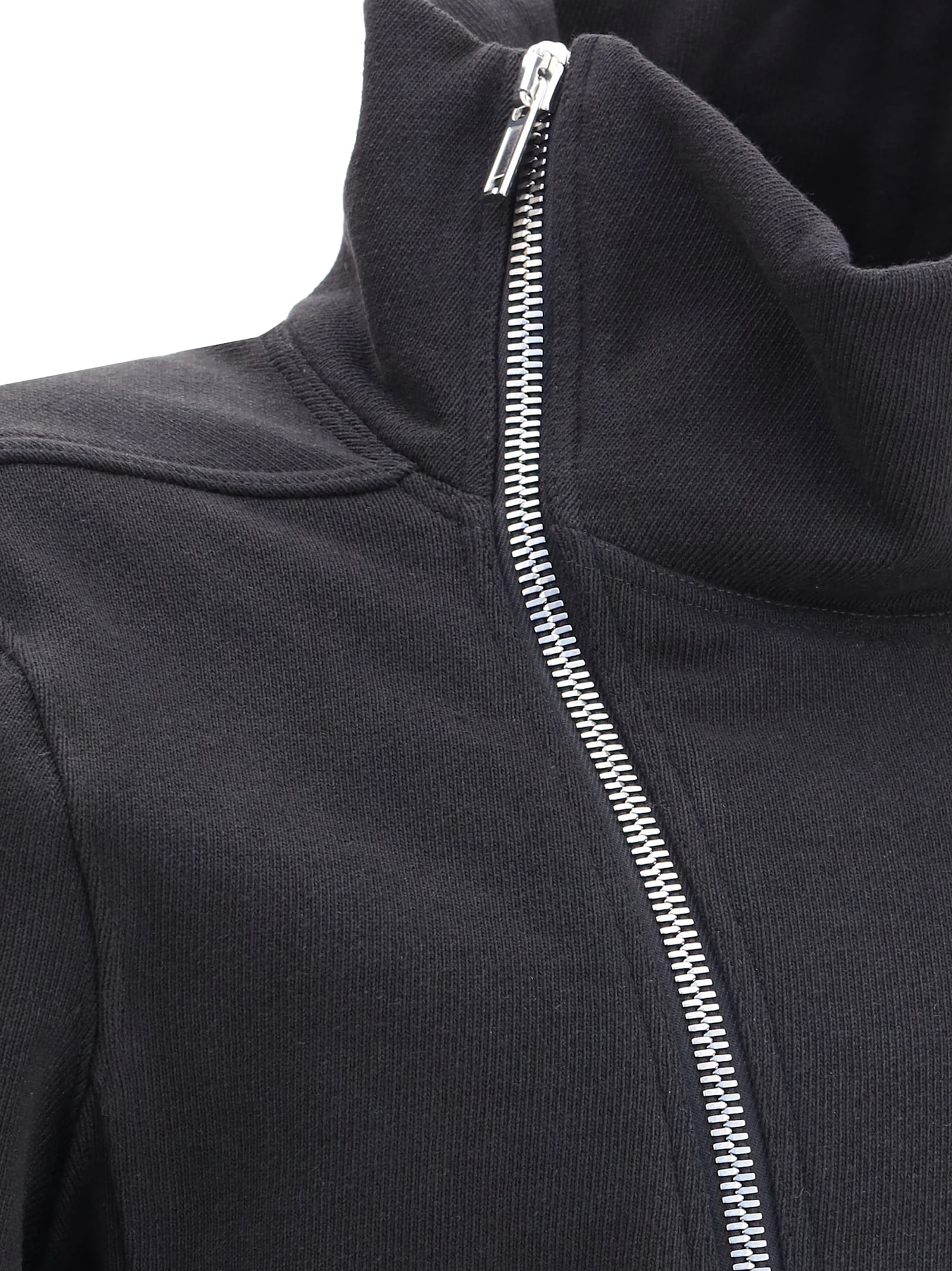 Rick Owens Bauhaus Plush Jacket In Black