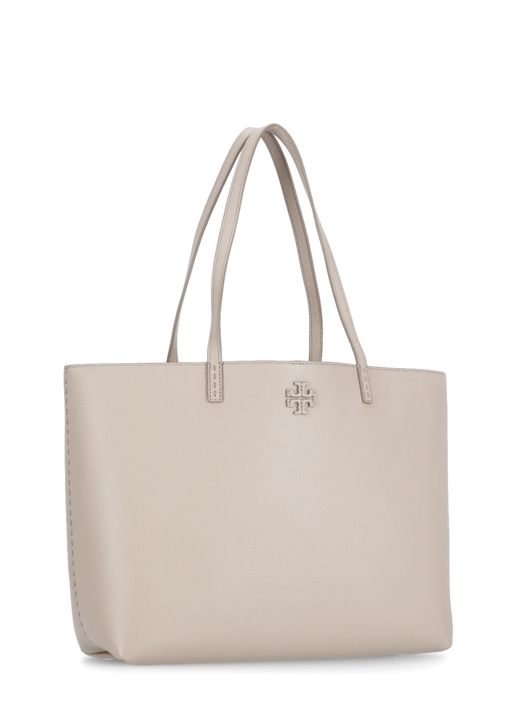 Shop Tory Burch Mcgraw Tote Bag In Beige