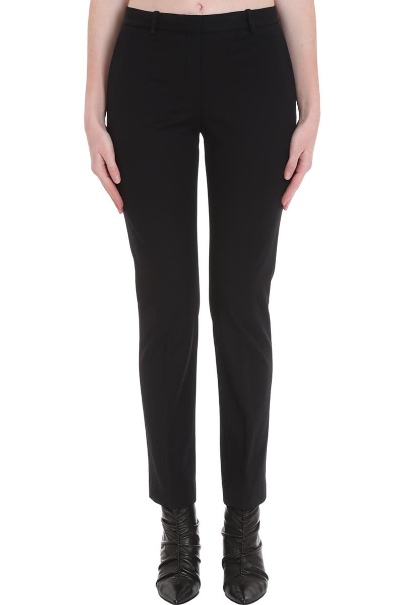 Theory Pants In Black Cotton | ModeSens