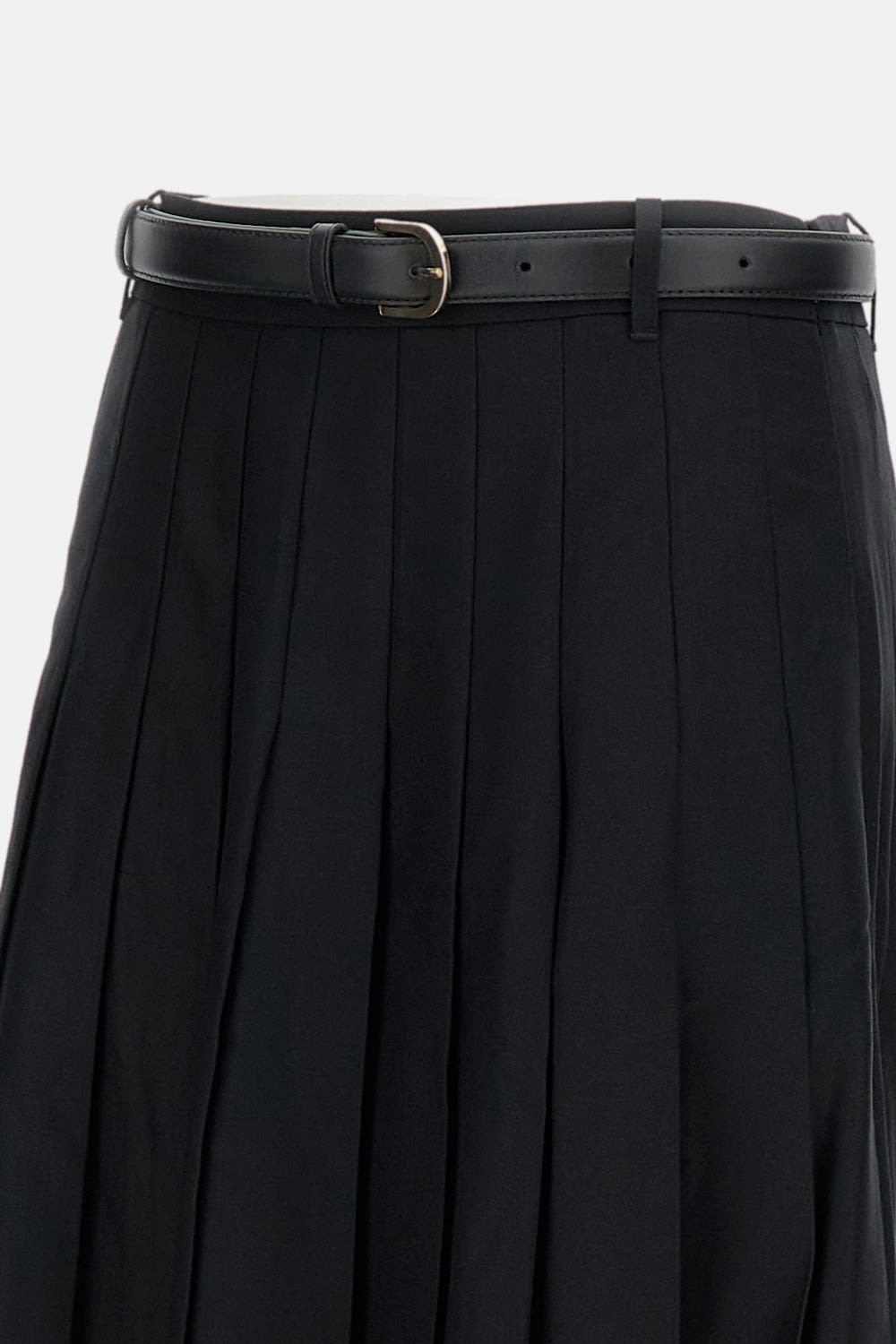 Self-portrait Midi Skirt In Black