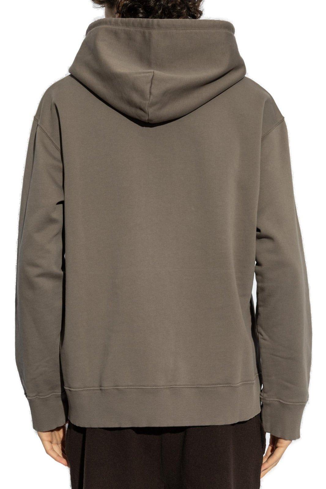 MM6 MAISON MARGIELA NUMBERS-MOTIF DRAWSTRING HOODIE