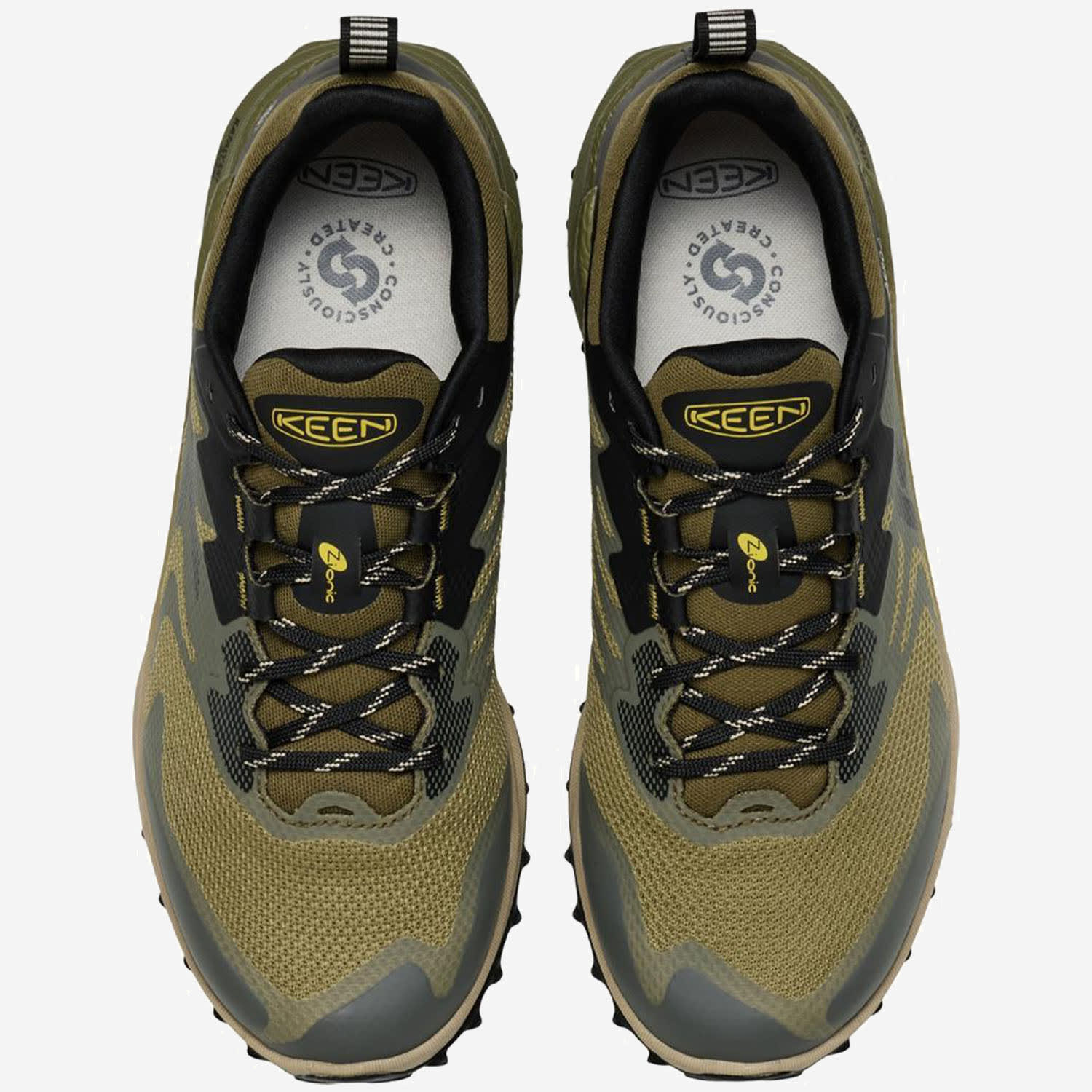 Keen Zionic Nxt Waterproof Hiking Sneaker In Green