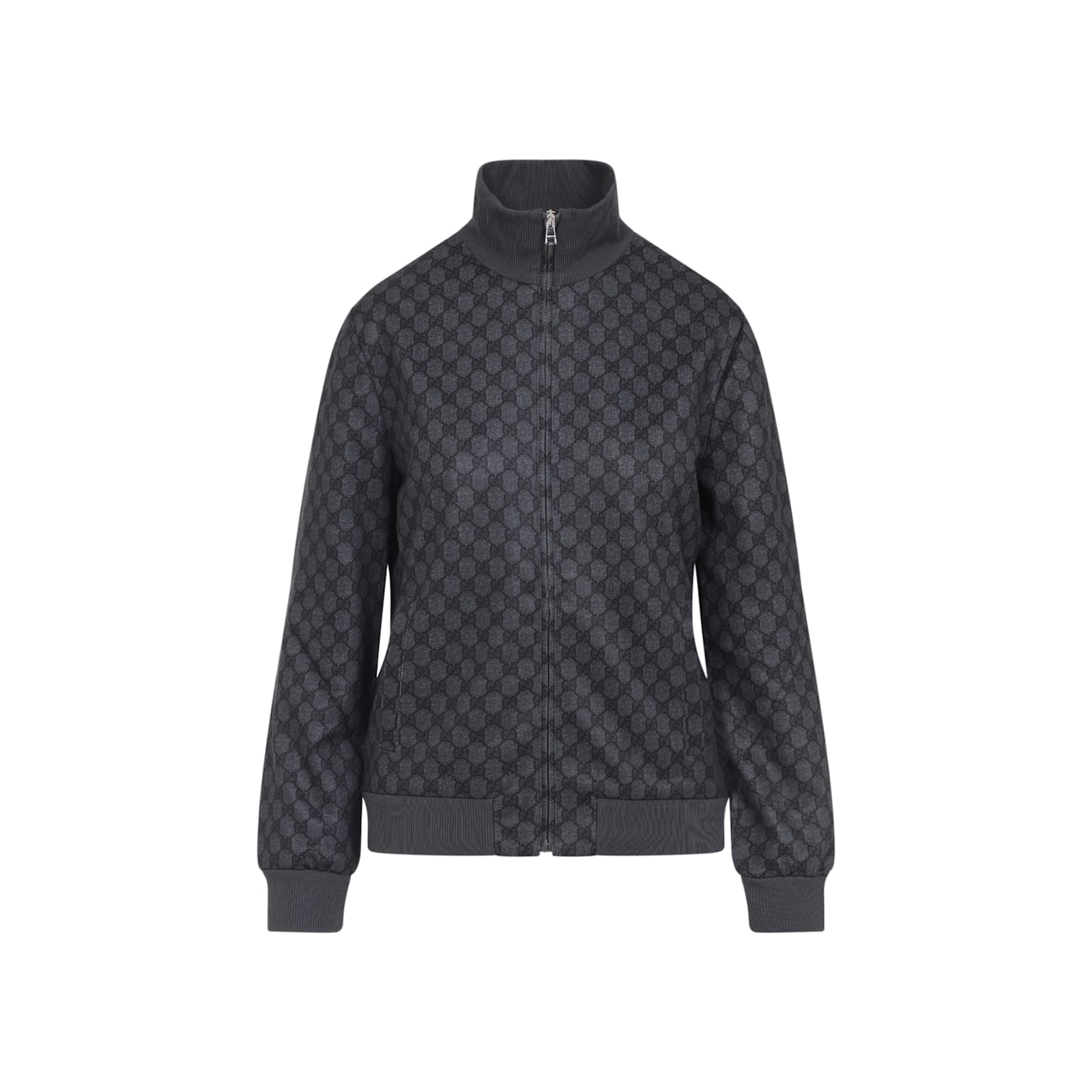 Gucci Polyester-cotton Blend Sweatshirt In Black