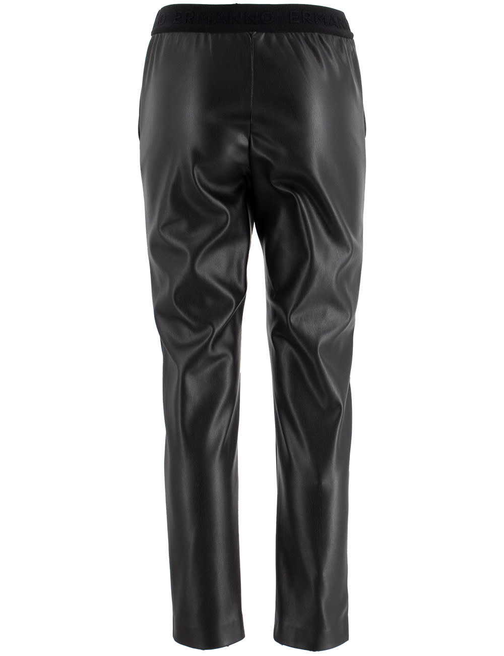 Shop Ermanno Firenze Trousers In Nero