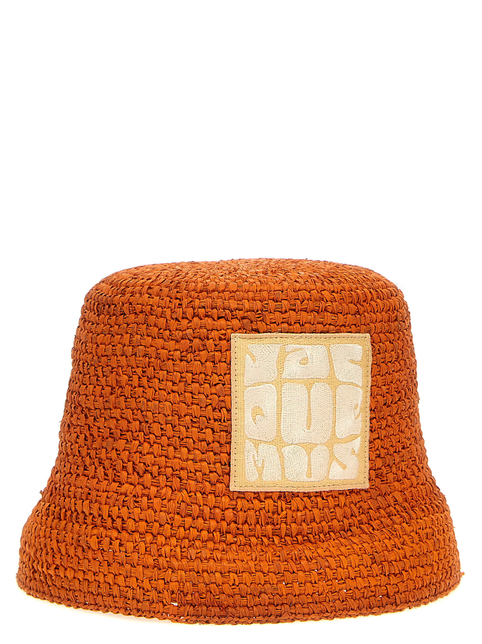 Shop Jacquemus Le Bob Ficiu Bucket Hat In Orange