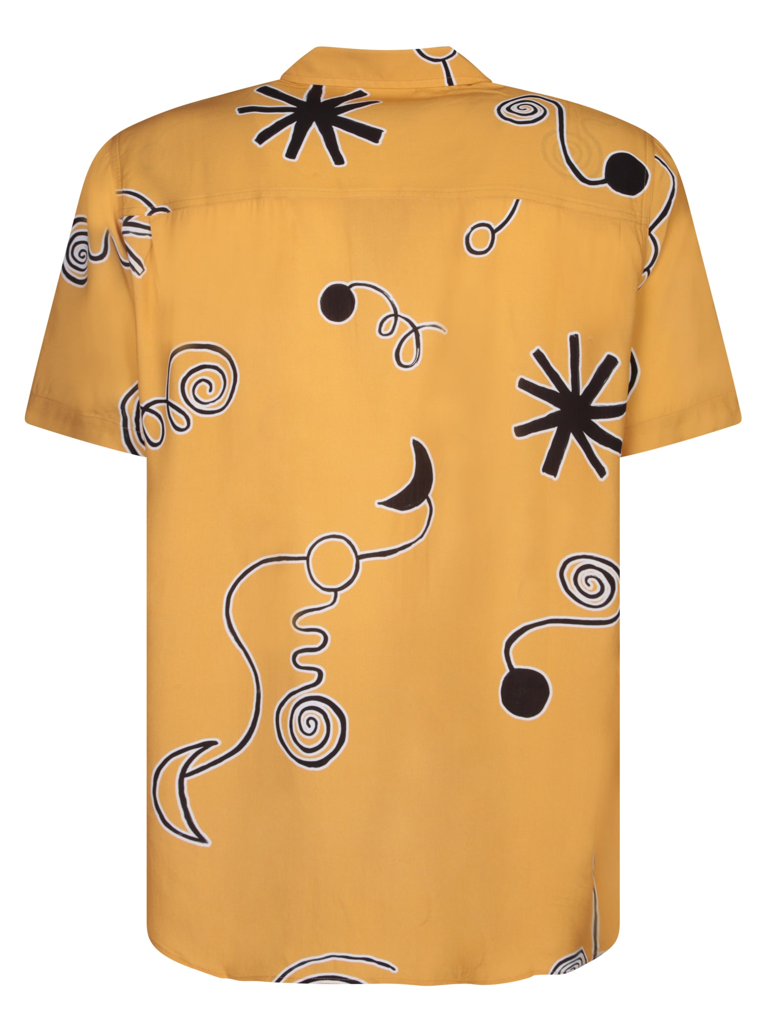 Shop Jacquemus Melo Orange Shirt