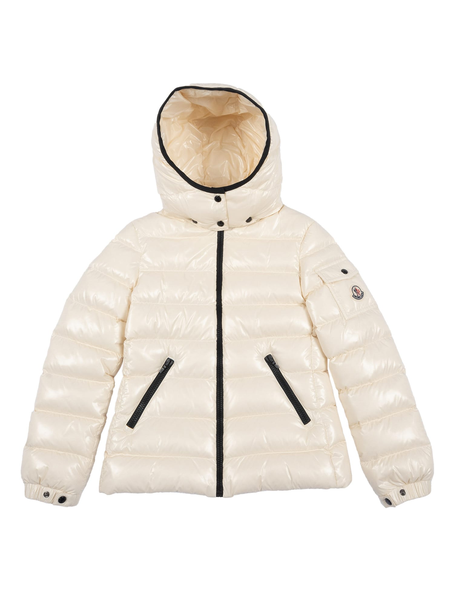 Moncler Jacket Kids Color White In White