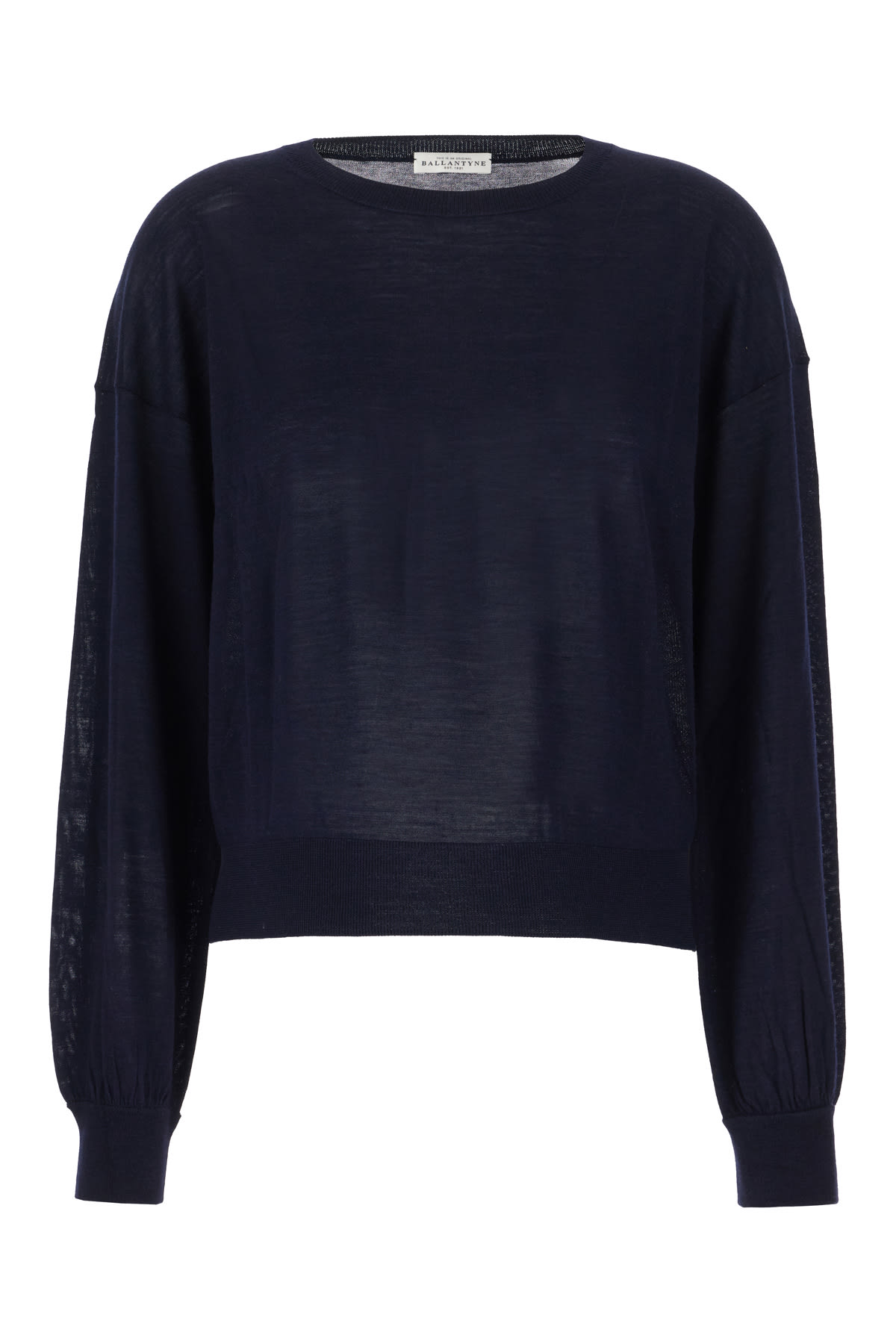 Navy Blue Wool Sweater