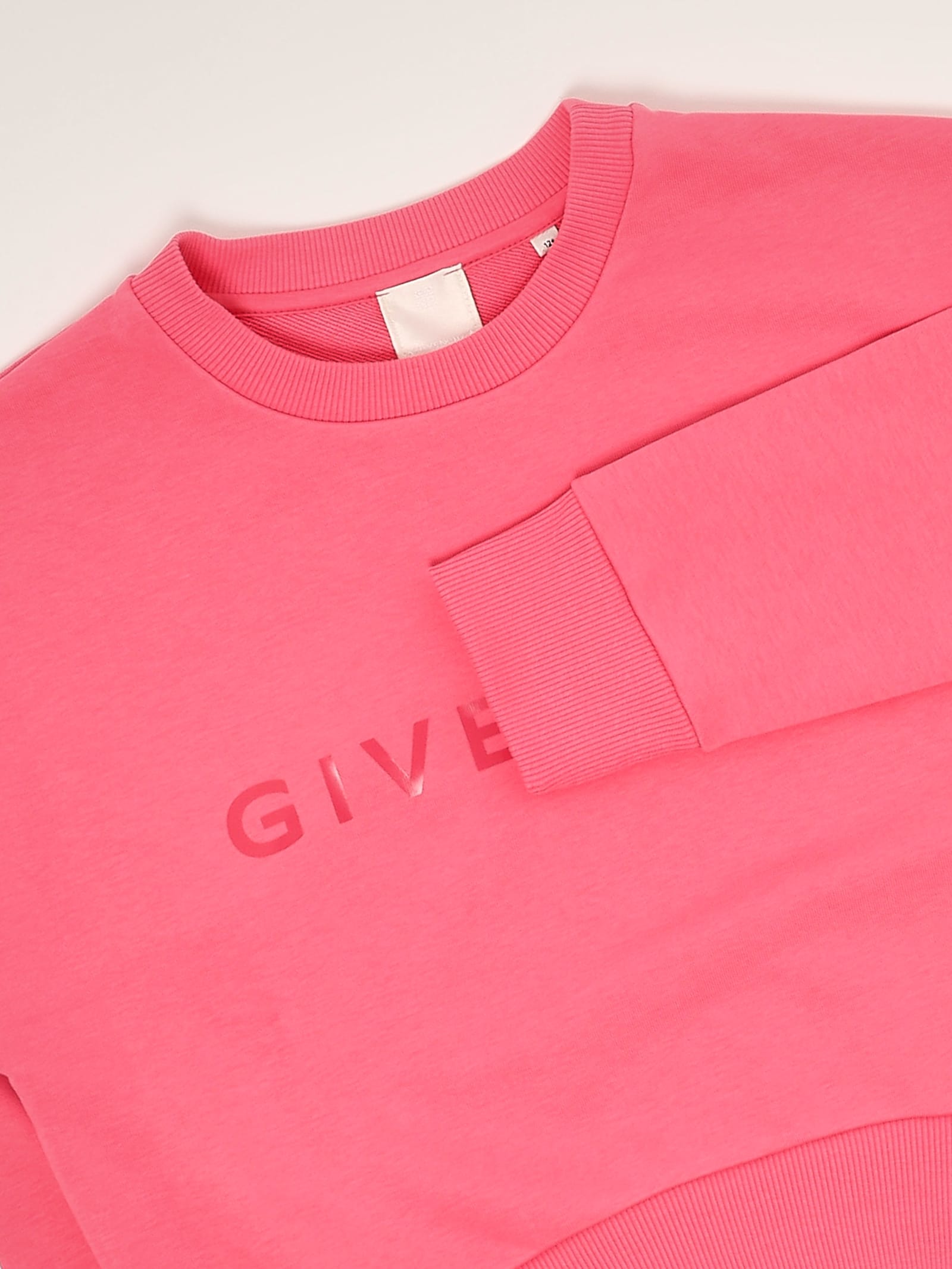Givenchy Sweatshirt With Print In Lampone